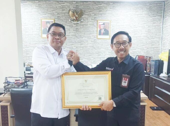 Terapkan Sistem Merit Dalam Pengisian Jabatan, Pemda Sumbawa Dapat Penghargaan KASN