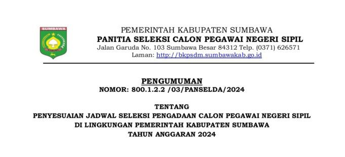 Seleksi Pengadaan CPNS Ada Penyesuaian, Ini Jadwalnya