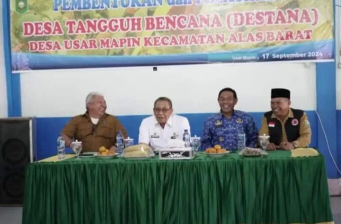 Buka Pelatihan Destana di Alas Barat, Bupati Tekankan Peran Masyarakat Cegah Bencana