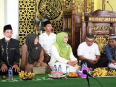 Wabup Hadiri Peringatan Maulid di Masjid Besar Baiturrahman Semamung