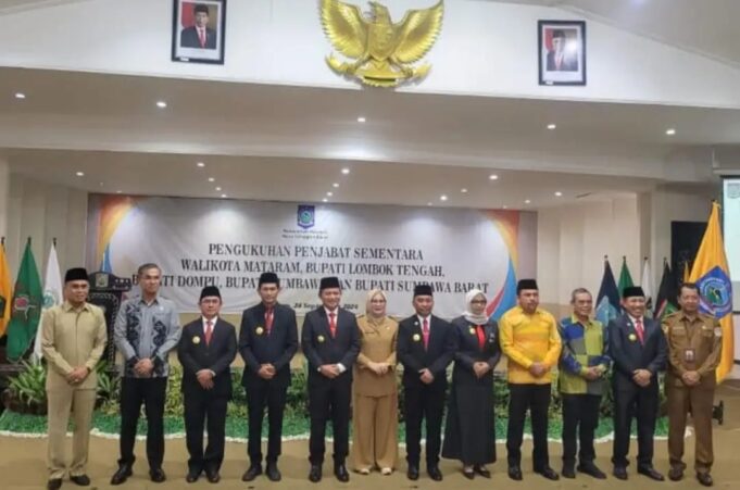 Dr. Najam Jabat Pjs. Bupati Sumbawa, Ini 5 Pjs Kabupaten/Kota NTB