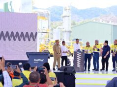 Presiden Joko Widodo Resmikan Smelter Tembaga dan Pemurnian Logam Mulia AMMAN