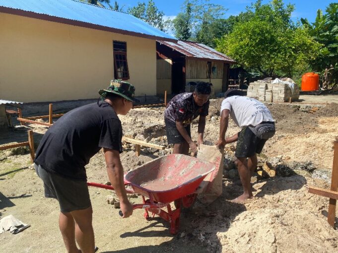 Prajurit Tangguh Satgas TMMD Kodim 1805/Raja Ampat: Wujud Pengabdian Tanpa Batas