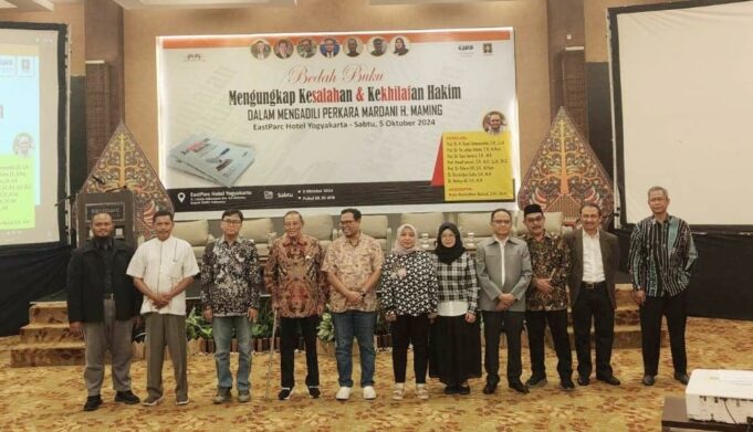 Bedah Buku : MENGUNGKAP KESALAHAN DAN KEKHILAFAN HAKIM DALAM MENGADILI PERKARA MARDANI H. MAMING,