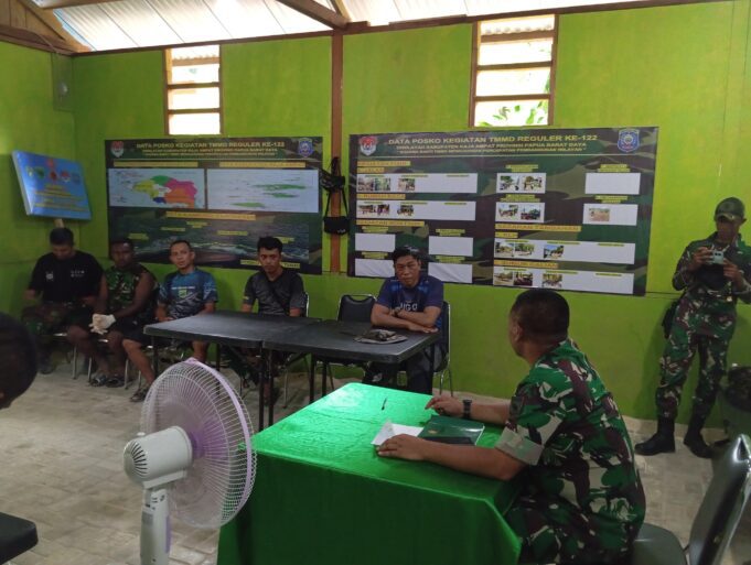 Tanggung Jawab Dansatgas, Dandim 1805/Raja Ampat Berikan Arahan Dan Motivasi Anggota Satgas TMMD Ke-122 Kodim 1805/Raja Ampat