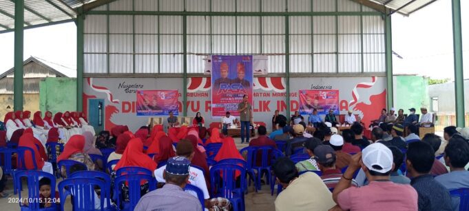 Tim Pemenangan RASA Desa Labuhan Sangoro Dikukuhkan, Siap Menangkan Pasangan Rafiq-Sahril