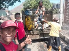 Pemdes Mantun Gelar Gotong Royong Bersama Warga