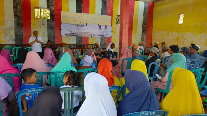 H. Mo Pastikan Infrastruktur Jalan Perkampungan Dibangun dan Beri Bantuan untuk Warga Desa Sepayung