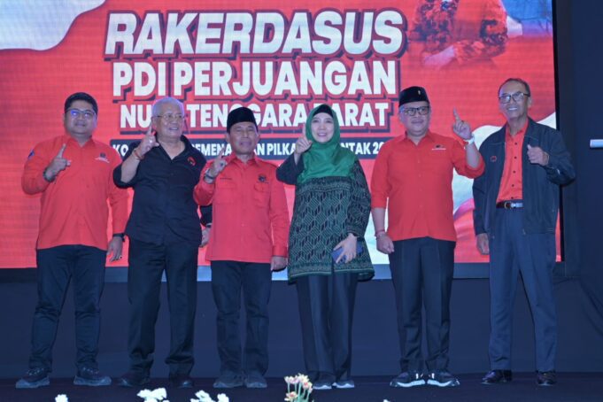 Buka Rakerdasus PDIP NTB, Hasto Kristiyanto Haqqulyakin Masyarakat NTB Tanpa Keraguan Labuhkan Dukungan ke Rohmi-Firin