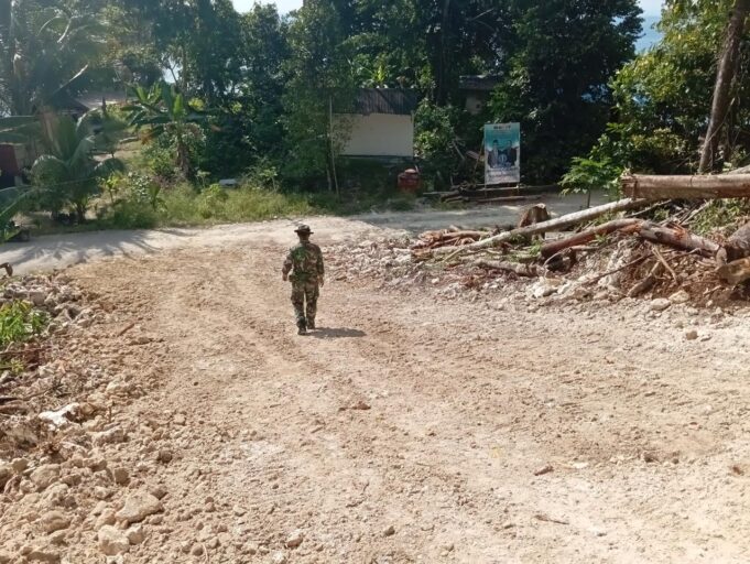 Wujud Nyata Komitmen Satgas TMMD Ke-122, Pembuatan Jalan Capai 100% dan Siap Diresmikan