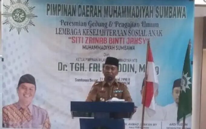 Hadiri Peresmian Gedung LKSA Muhammadiyah, Pjs Bupati: Saya Tidak Hanya Hantar Pilkada Sukses, Tapi Memimpin Pelayanan