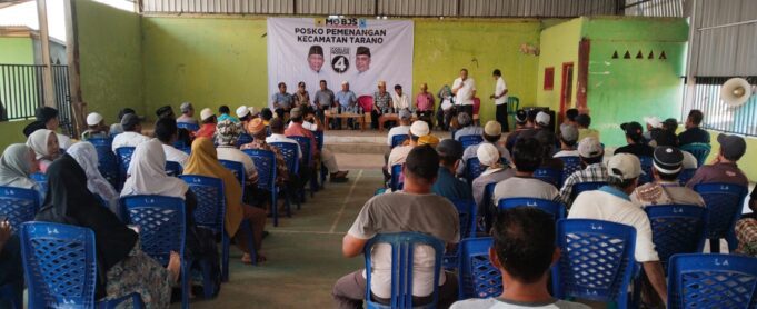 Kampanye di Pidang, H Mo – BJS Siap Perhatikan Masyarakat Pesisir