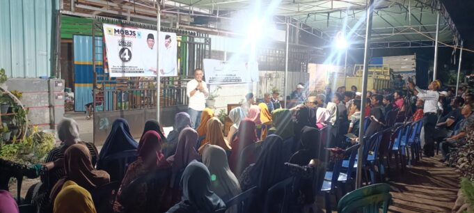 Di Lape BJS Ingatkan Money Politic, Tim Pemenangan: Menangkan Mo-BJS Sampai Laut Terbakar