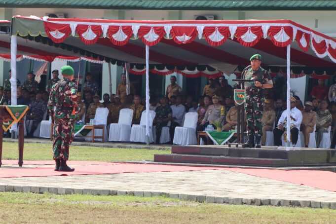 Kodim 1710/Mimika Secara Resmi Beralih Kodal ke Korem 173/PVB dari Korem 174/ATW