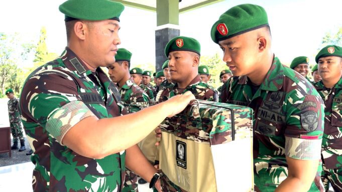 Semangat dan Antusias, Prajurit Korem 012/TU Terima Kaporlap Dari Pimpinan TNI AD