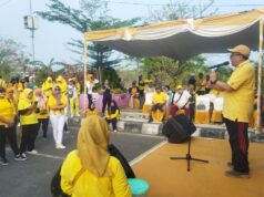 HUT ke-60, DPD Golkar Sumbawa Gelar Senam Sehat Serentak se-Indonesia