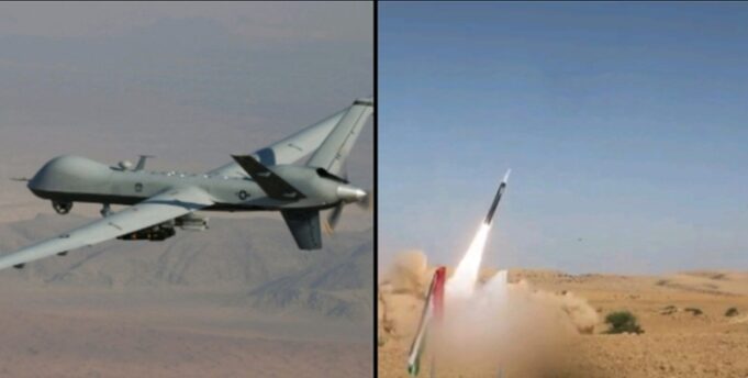 Yaman Luncurkan Rudal Hipersonik dan Lumpuhkan MQ-9 ke 12