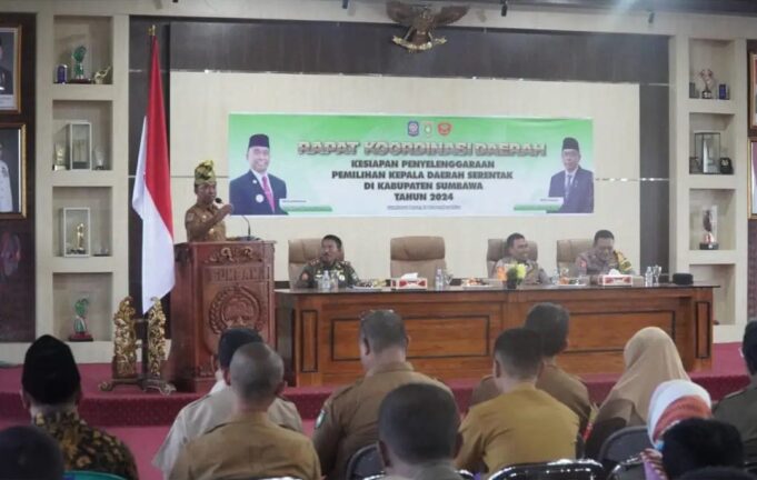 Sukseskan Pilkada 2024, Pjs. Bupati Sumbawa Pimpin Rakor Kesiapan Pilkada