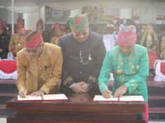 Pastikan SDA Mensejahterakan, Dua Pjs. Bupati Tandatangani MoU Bersama di Puncak Harlah Ke-21 KSB