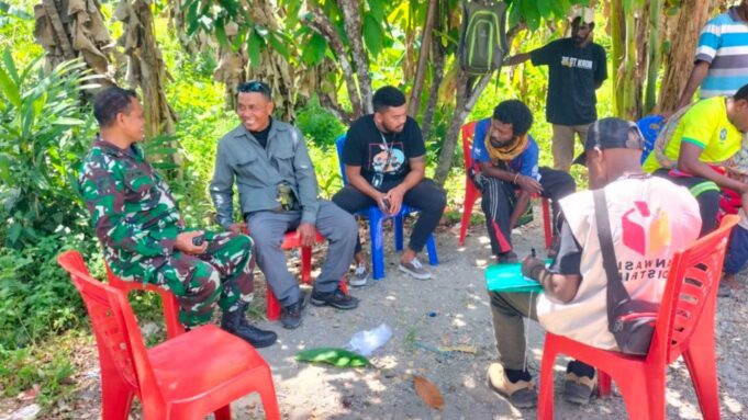 Ciptakan Kondisi Aman dan Damai Pasca Pilkada, Danramil Mapurujaya Lakukan Komsos Dengan Warga Binaan