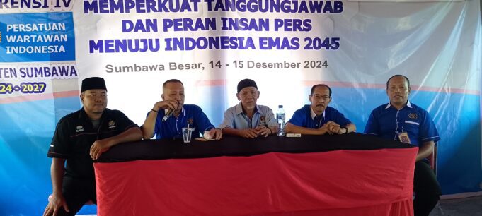 Konfercab IV PWI Sumbawa, Zainuddin Terpilih Aklamasi