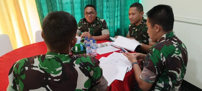 Kodim 1710/Mimika Terima Wasev Bidang Bakti TNI TA 2024 Dari Sterad