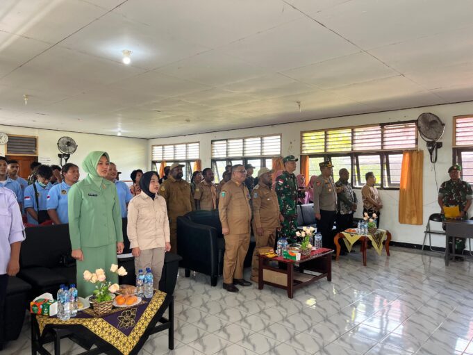 Peluncuran Program Makan Bergizi Gratis di Kabupaten Yahukimo
