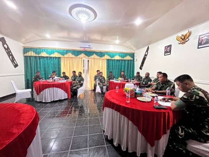 Dandim 1710/Mimika Pimpin Sidang Jabatan Bintara dan Tamtama Personel Kodim 1710/Mimika Triwulan I TA 2025