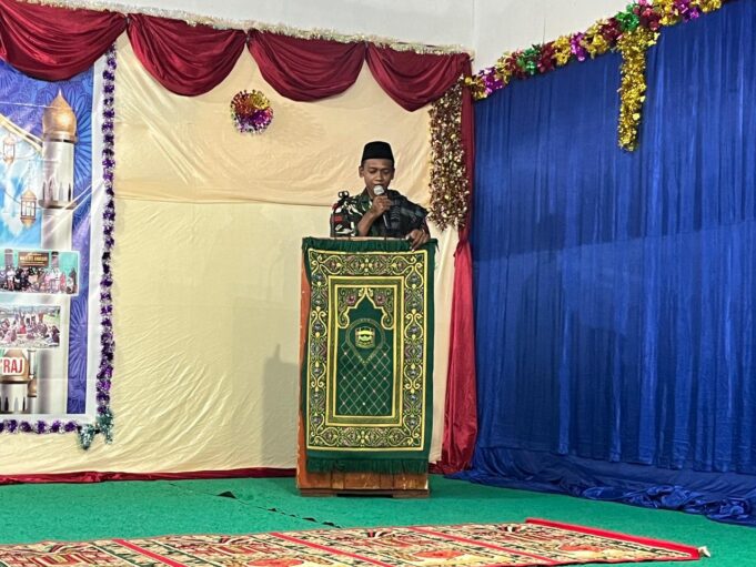 Koramil 1715-01/Oksibil Kodim 1715/Yahukimo Rayakan Isra Mi’raj di Masjid An Nur Oksibil Bersama Masyarakat