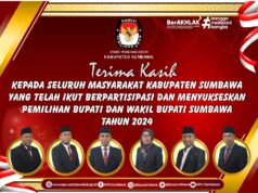 KPU Sumbawa Ucapkan Terima Kasih Atas Partisipasi Masyarakat di Pilkada 2024