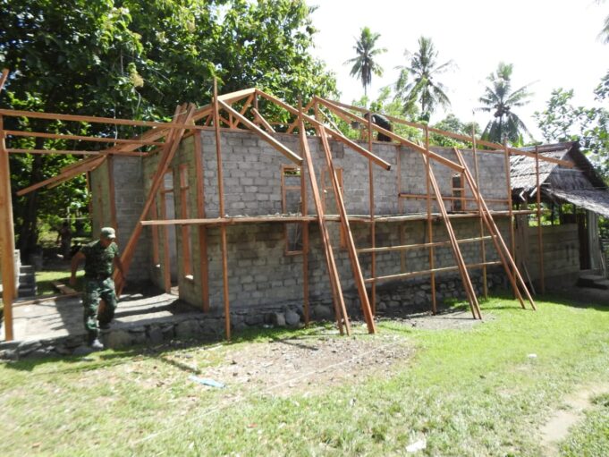 Progres Sasaran Fisik TMMD Ke-123 Kodim 1510/Sula Capai Hasil Signifikan