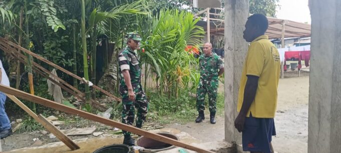 Bantu Kesulitan Warga Masyarakat, Kodim 1710/Mimika Bangun 4 Titik Lagi Sumur Bor dan MCK serta Kamar Mandi Umum