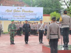 Polres Sumbawa Laksanakan Apel Gelar Pasukan Ops Ketupat Rinjani 2025