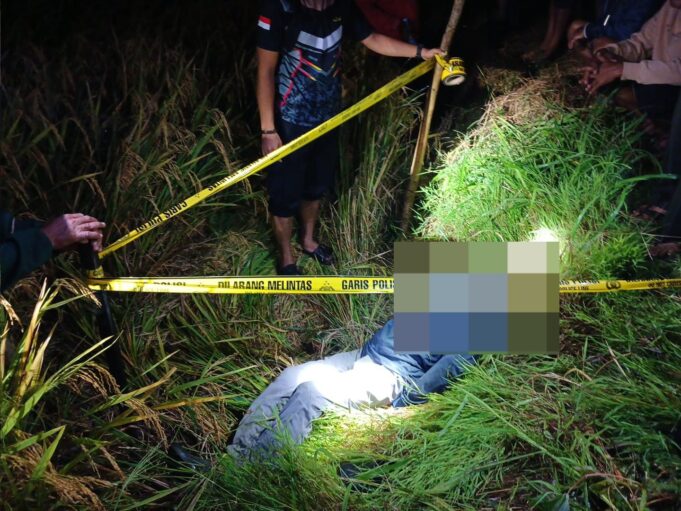 Pamit Ke Sawah, Seorang Pria Lansia Ditemukan Meninggal Dunia