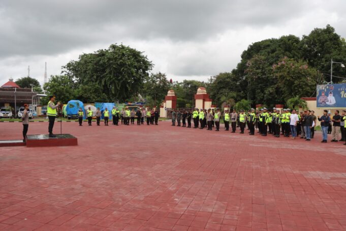 Polres Sumbawa Kerahkan Ratusan Personel Amankan Malam Takbiran