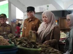 Pastikan Harga Sembako Terkendali di Bulan Ramadhan, Bupati Dampingi Wagub Blusukan ke Pasar Seketeng