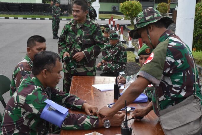 Bina Fisik Prajurit, Kodim 1710/Mimika Gelar Latihan Hanmars Program PSJM TA 2025