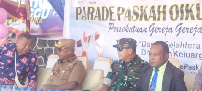 Dandim 1710/Mimika Hadiri Parade Paskah Okuimene 2025