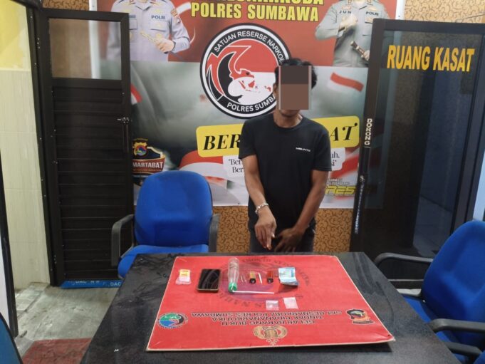 Terduga Pengedar Sabu Moyo Hilir Diciduk