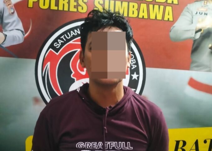 Kerap Edarkan Sabu di Lantung, Seorang Pria Diringkus Personel Sat Resnarkoba Polres Sumbawa