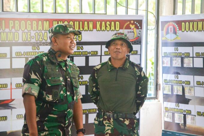 Dandim 1710/Mimika Cek Kesiapan Akhir Jelang Pembukaan TMMD Reguler Ke-124
