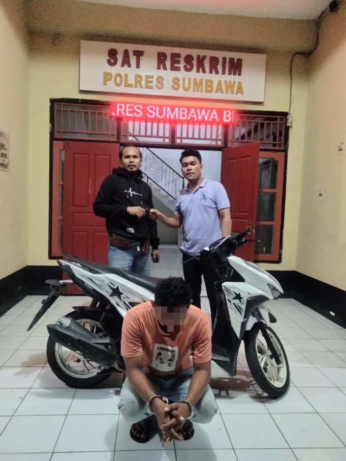 Sempat Ancam Korban, Begal Motor Diringkus Polres Sumbawa