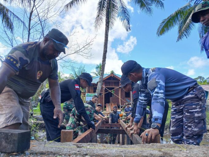 Satgas TMMD: Dengan Gotong Royong Pekerjaan Berat Terasa Ringan