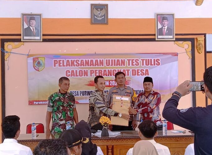 Desa Purwoasri Gelar Tes Tulis Calon Perangkat Kaur Kesra