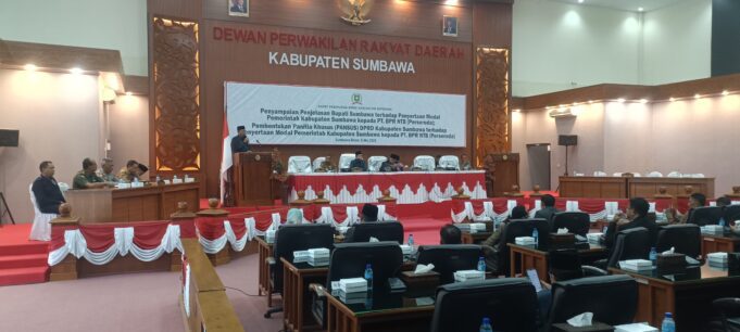 Bupati Sampaikan Penjelasan Penyertaan Modal PT. BPR NTB