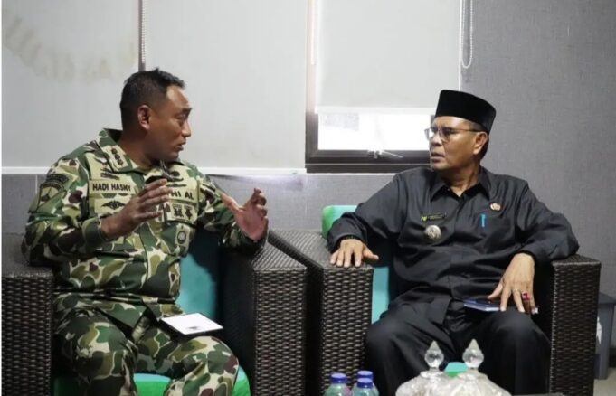 Bupati H. Jarot Terima Kunjungan Danlanal Mataram