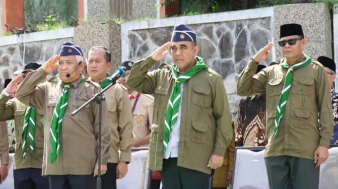 Bupati Dampingi Ketua MPR RI Hadiri Apel dan Wisuda PMI Dea Malela