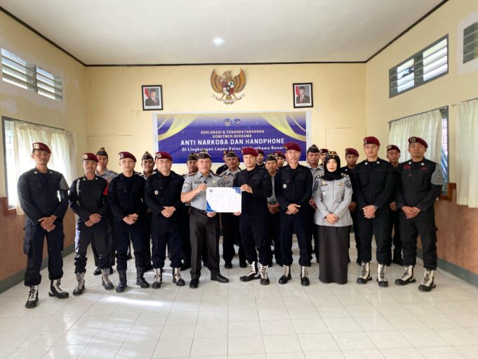 Lapas Sumbawa Deklarasikan Anti Narkoba dan Handphone dalam Lapas