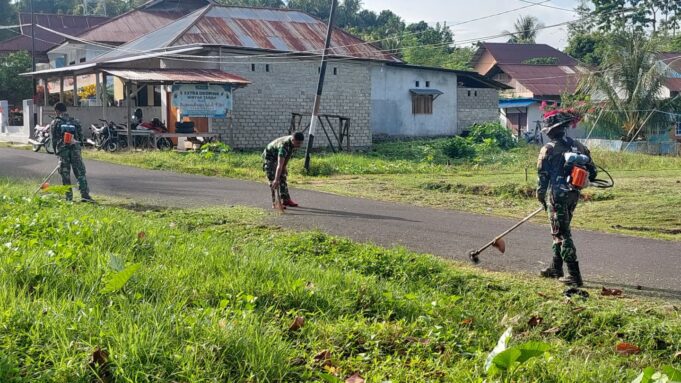 Kodim 1501/Ternate Lakukan Persiapan Penutupan TMMD Ke-124