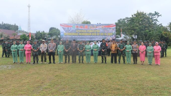 Penutupan TMMD Ke-124 Kodim 1501/Ternate TA. 2025. Membangun Desa, Meningkatkan Kesejahteraan Masyarakat